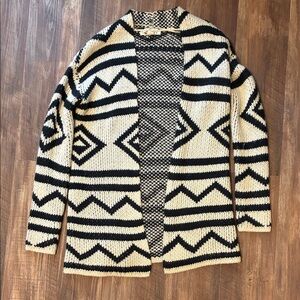 Roxy Black and White Cardigan